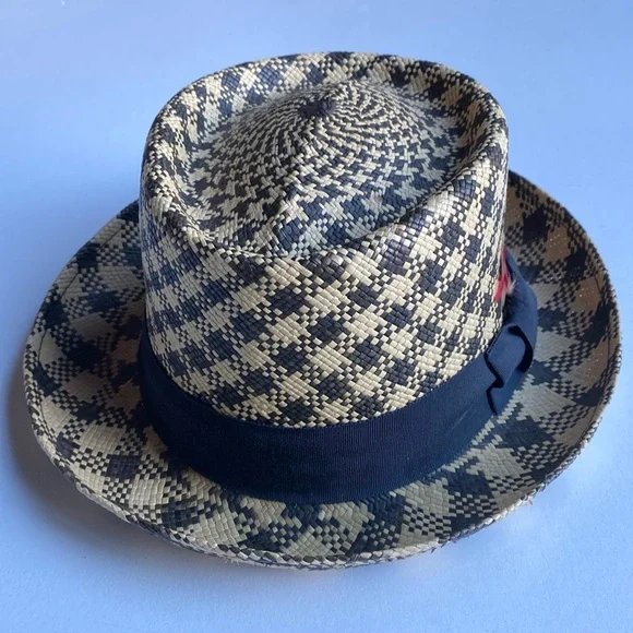 Men’s straw pork pie - Picture 1 of 5